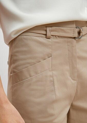 COMMA Tapered Trousers in Beige