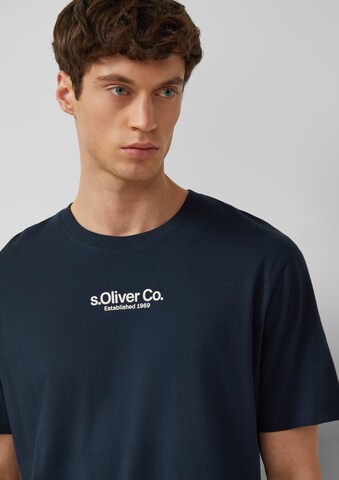 T-Shirt s.Oliver en bleu