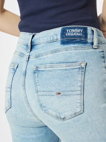 Tommy Jeans - Skinny Calças de ganga 'Nora' em azul