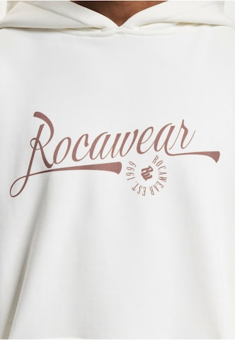 ROCAWEAR Sweatshirt 'Rocroc' in White