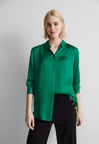 STREET ONE Blouse in Green: front