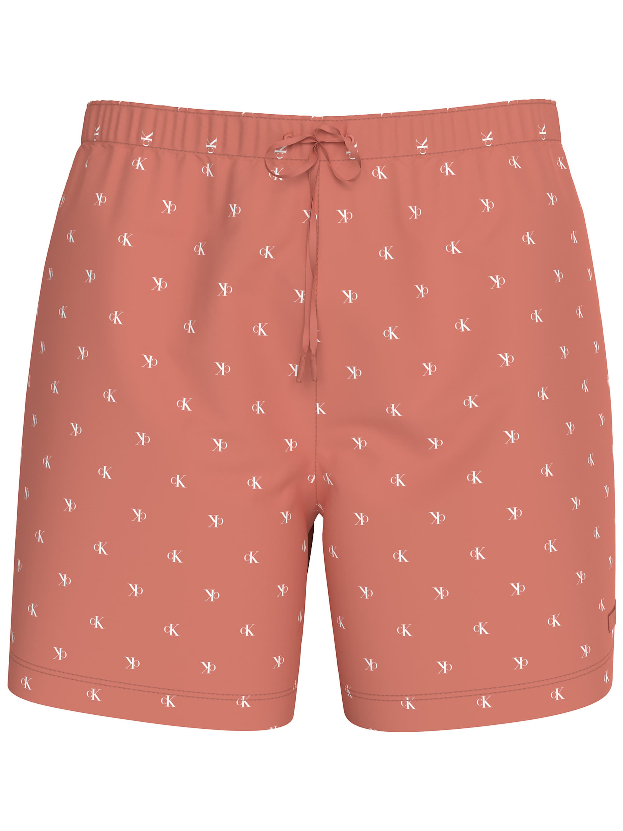 Calvin Klein Swimwear Regular Zwemshorts in Roze: voorkant
