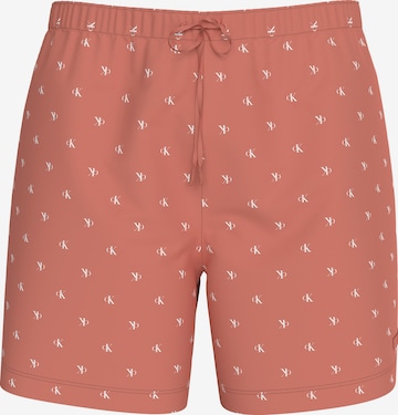 Calvin Klein Swimwear Zwemshorts in Roze: voorkant