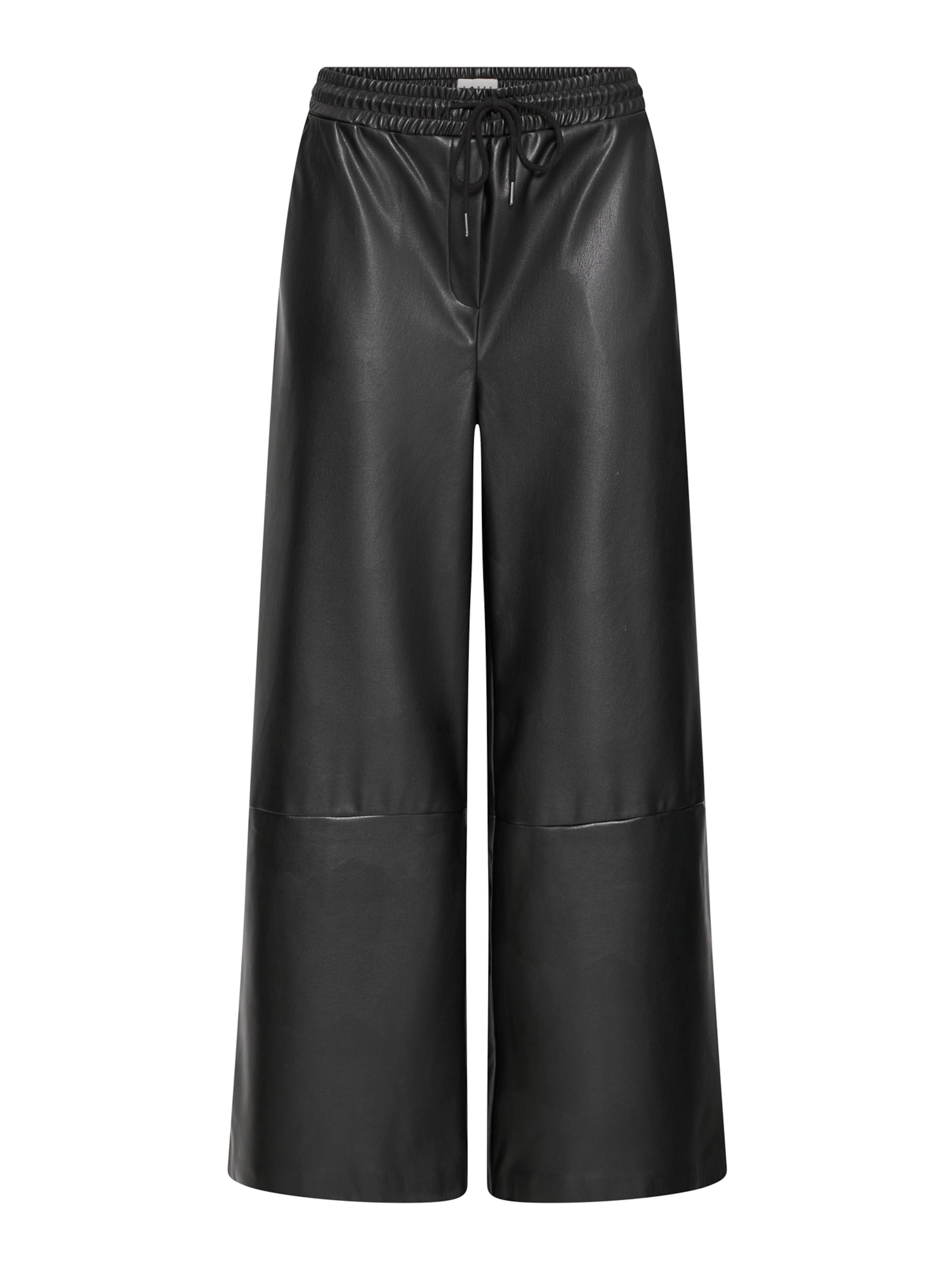 Loosefit Pantalon 'IHZOMA' ICHI en noir : devant