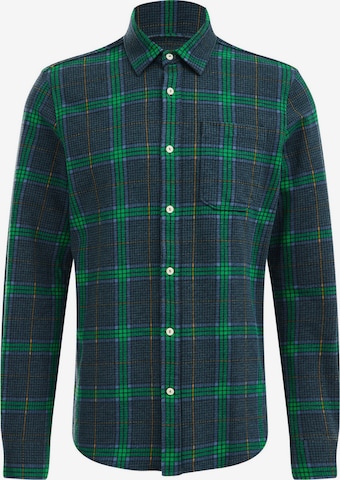 WE Fashion Klasický střih Košile – zelená: přední strana