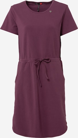 Robe 'ATHEENA' Ragwear en violet : devant