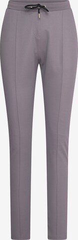 4funkyflavours Slimfit Broek 'Leave Me Alone' in Lila: voorkant