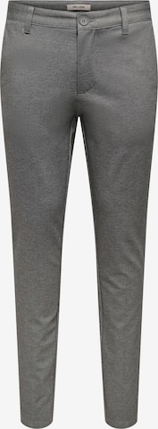 Only & Sons Chino Pants 'ONSMark' in Grey: front