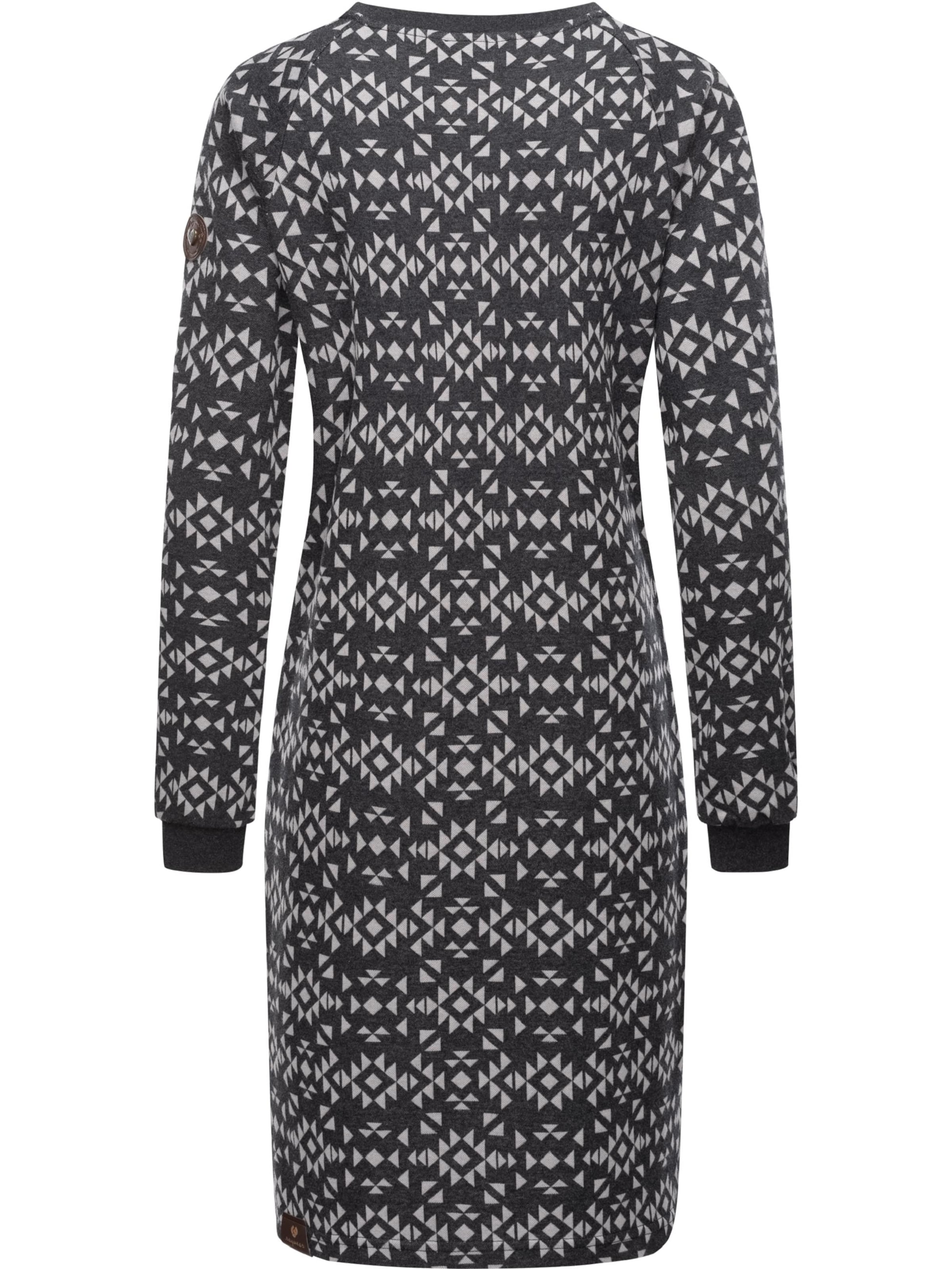 Ragwear Kleid 'Dassa Aztec' in Grau