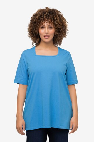 Ulla Popken Shirt in Blauw: voorkant