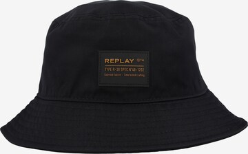 REPLAY Hat in Black: front