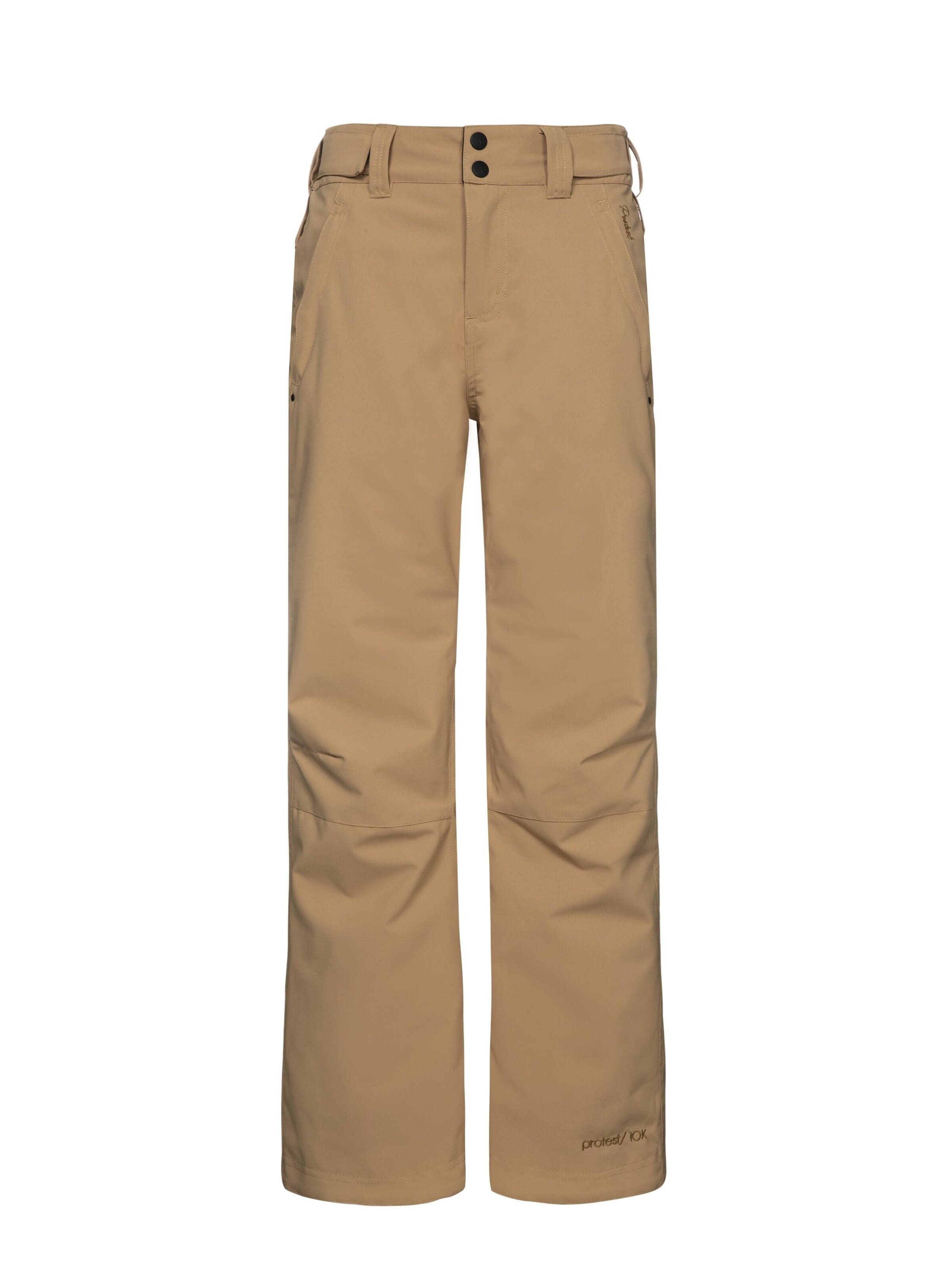 PROTEST Slimfit Sporthose 'JACKIE JR'‌‌ in Braun: Vorderseite