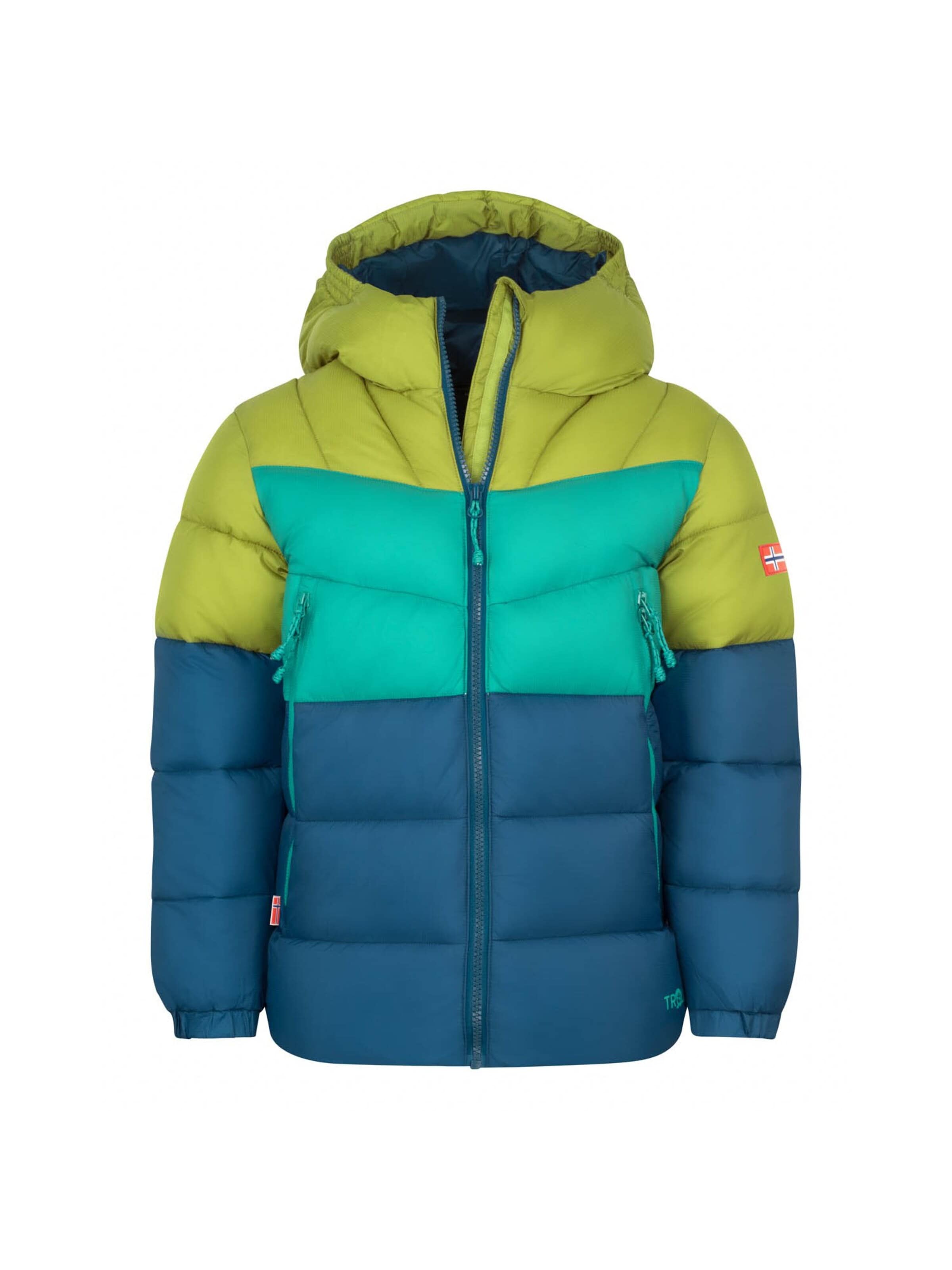 TROLLKIDS Outdoor jacket in Green: front