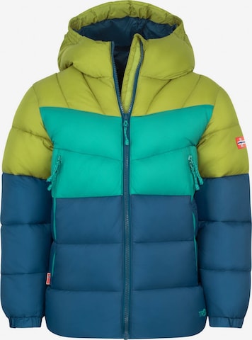TROLLKIDS Outdoor jacket in Green: front