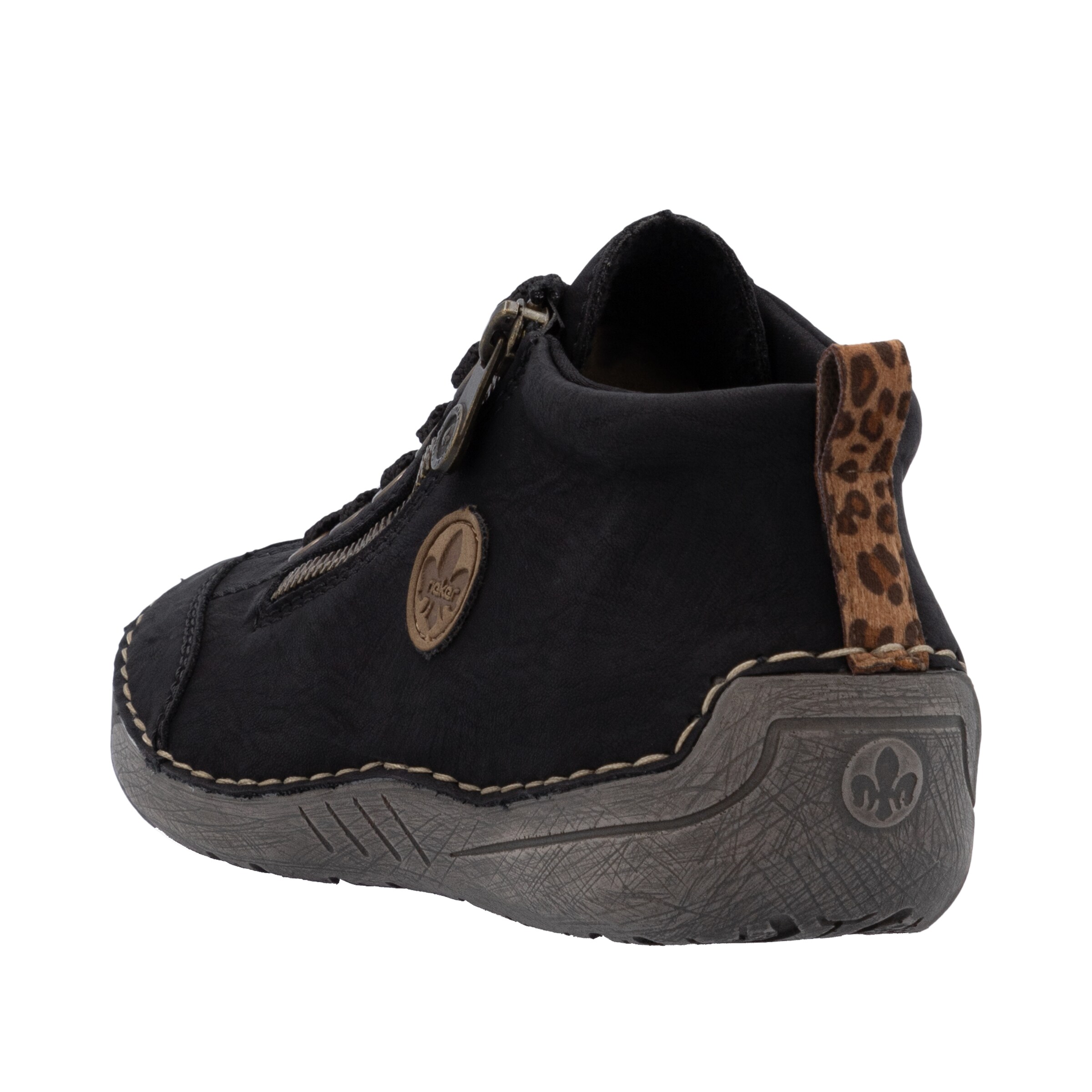 Chaussure de sport à lacets '52514' Rieker en noir