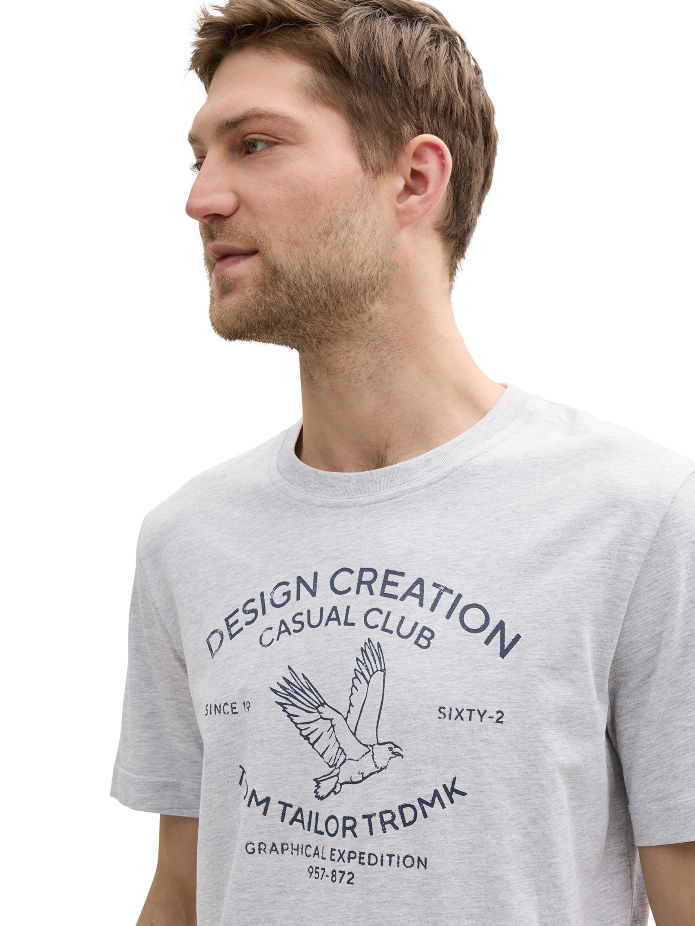 TOM TAILOR Tričko – šedá