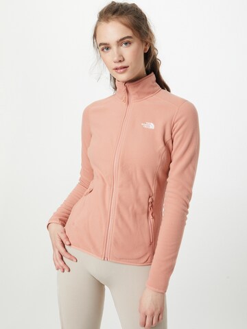 THE NORTH FACE Athletic Fleece Jacket 'Glacier' in Pink: front