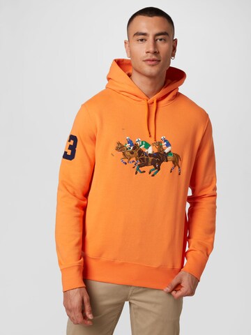 Polo Ralph Lauren Sweatshirt in Oranje: voorkant