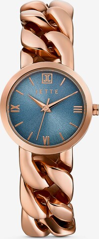 JETTE Analog Watch in Gold: front