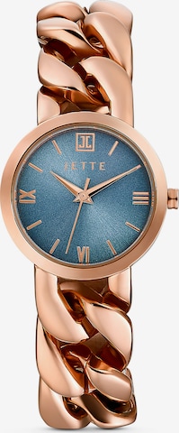 JETTE Analog Watch in Gold: front