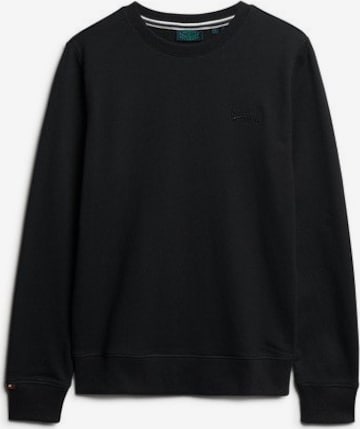 Superdry Sweatshirt in Black: front