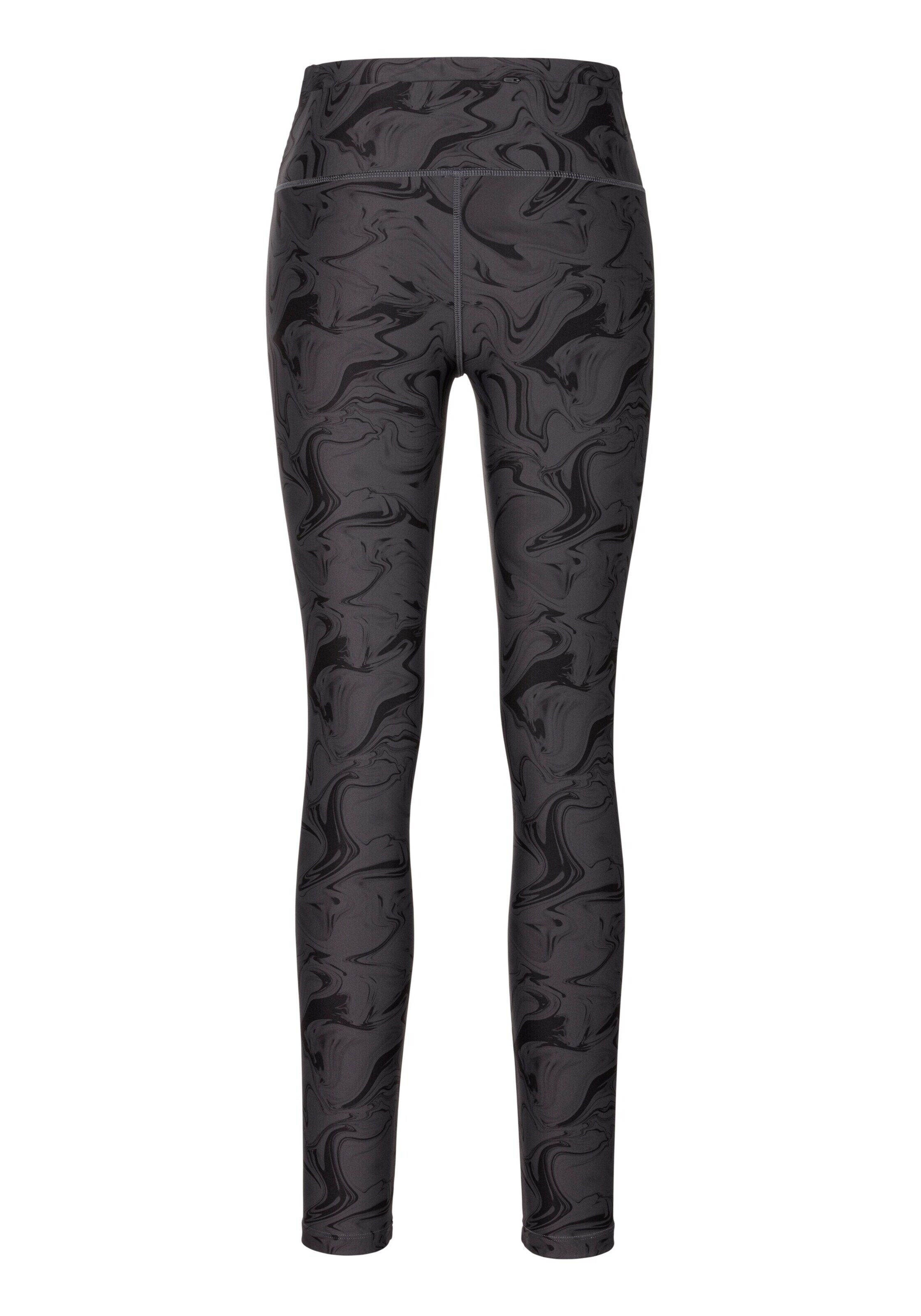 LASCANA ACTIVE Skinny Sporthose in Schwarz