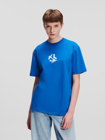 KARL LAGERFELD JEANS Shirt in Blauw: voorkant