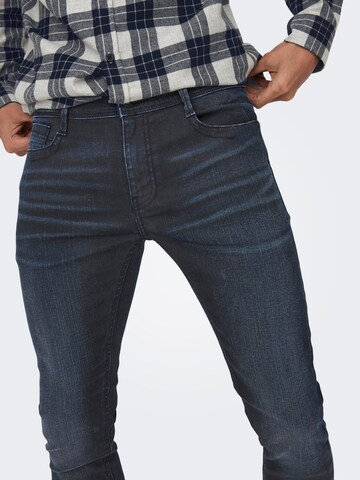 Slimfit Jeans 'LOOM' di Only & Sons in blu