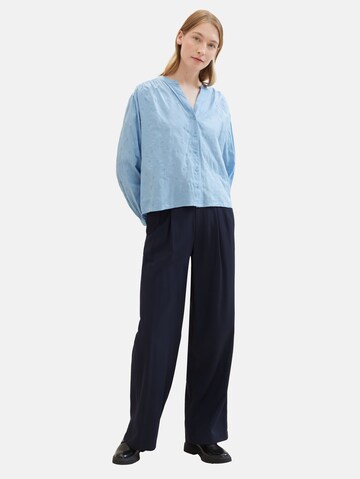 TOM TAILOR Bluse in Blau