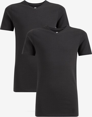 WE Fashion Μπλουζάκι σε μαύρο: μπροστά