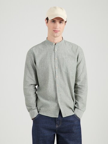 Jack's Regular Fit Hemd in Grün: Vorderseite