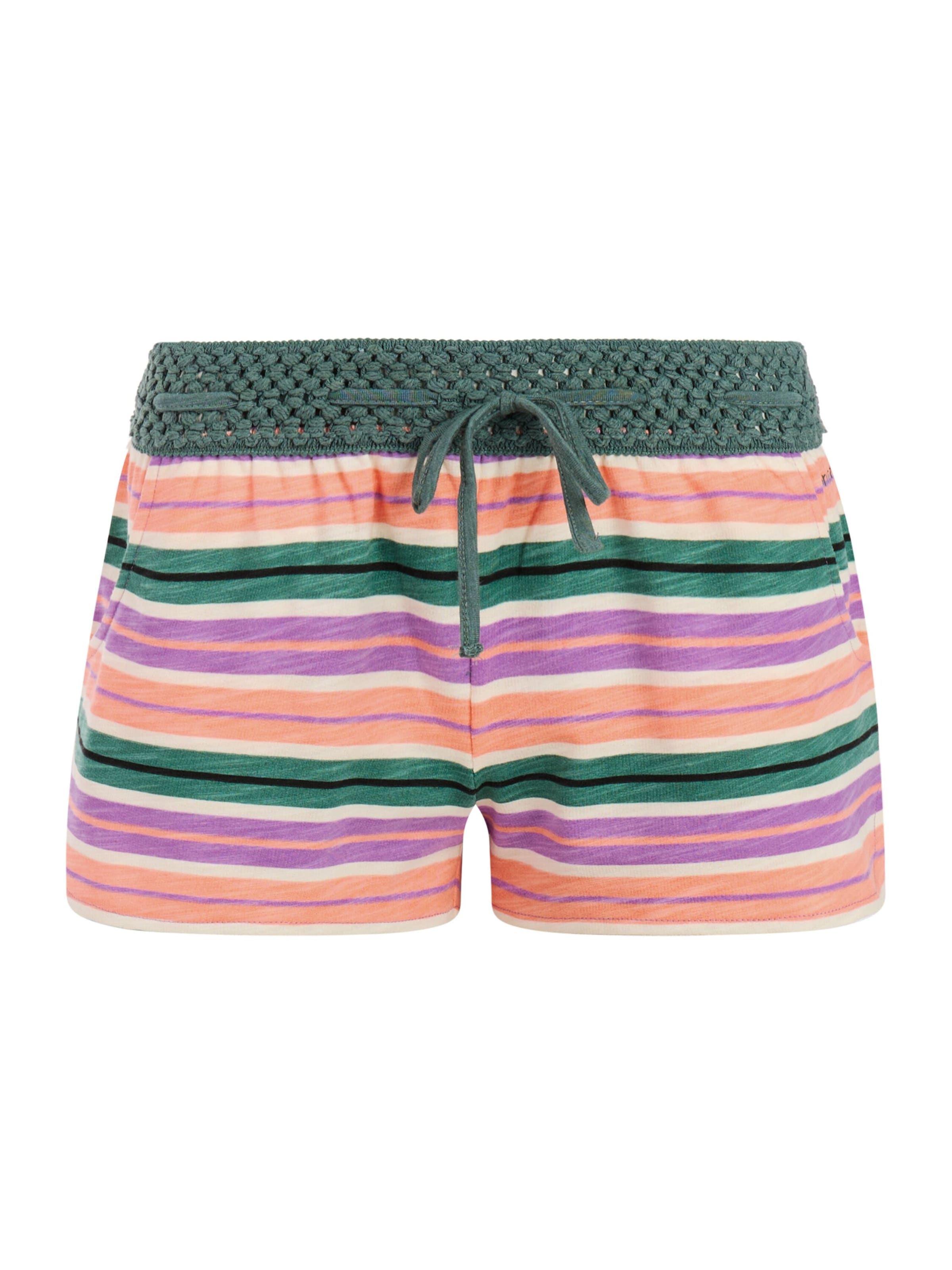 PROTEST Pants 'PRTFlowery' in Purple: front