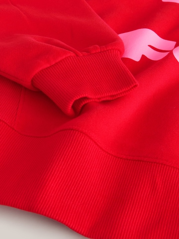 Next Sweatshirt 'Fun Fact' in Red