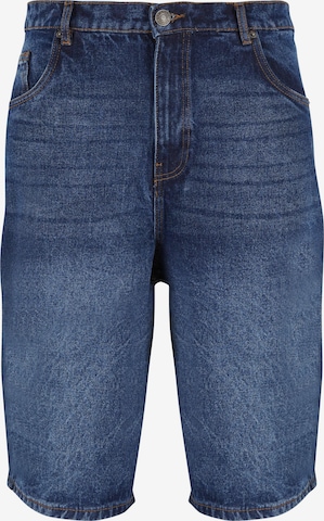 Pantalon '90's' Urban Classics en bleu : devant