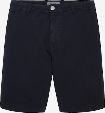 Regular Pantalon chino TOM TAILOR en bleu : devant