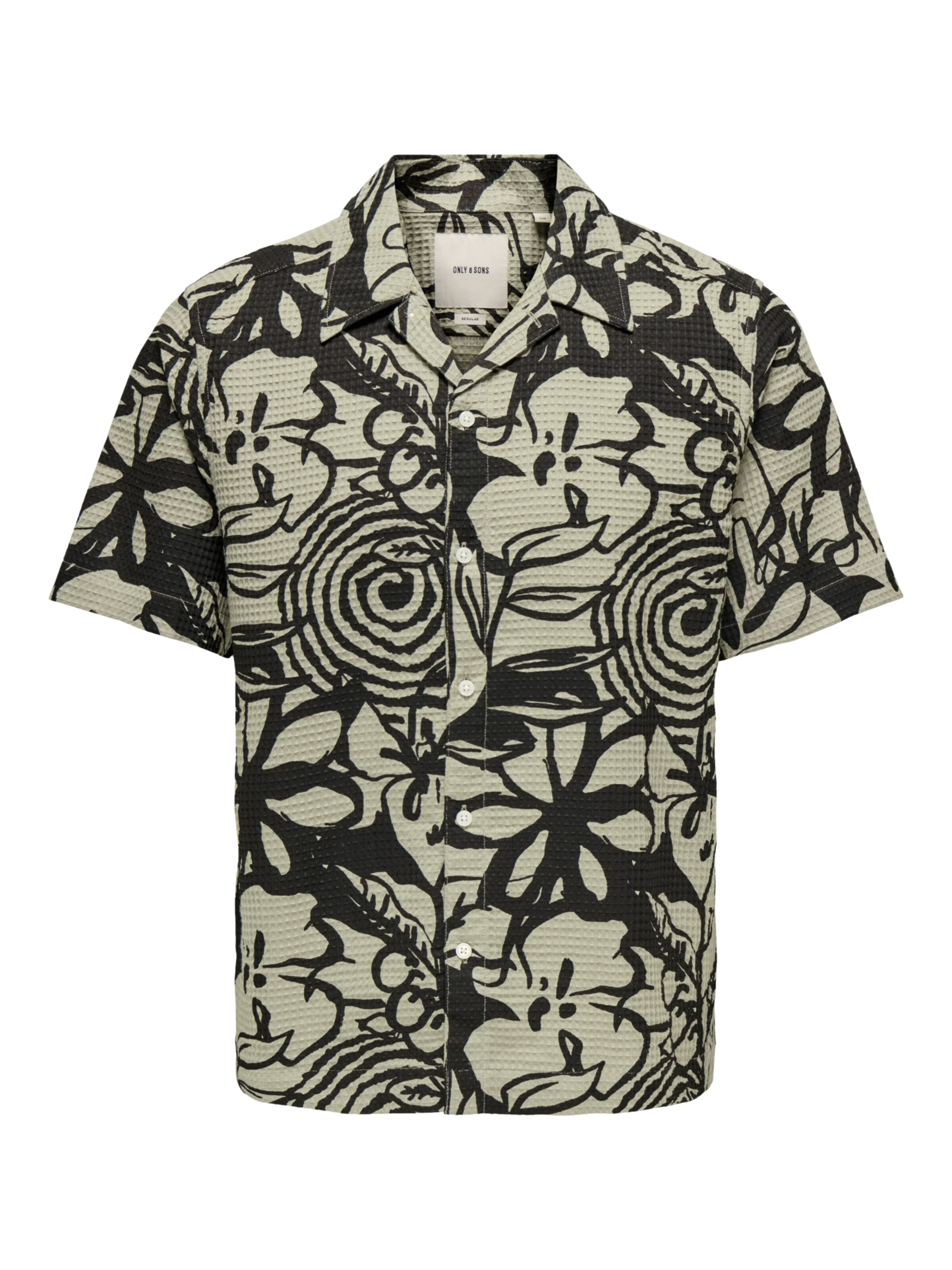 Camicia 'ONSSavier' Only & Sons di colore beige / nero, Visualizzazione prodotti