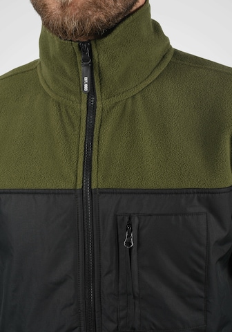 INDICODE JEANS Fleece Jacket 'Birch' in Green
