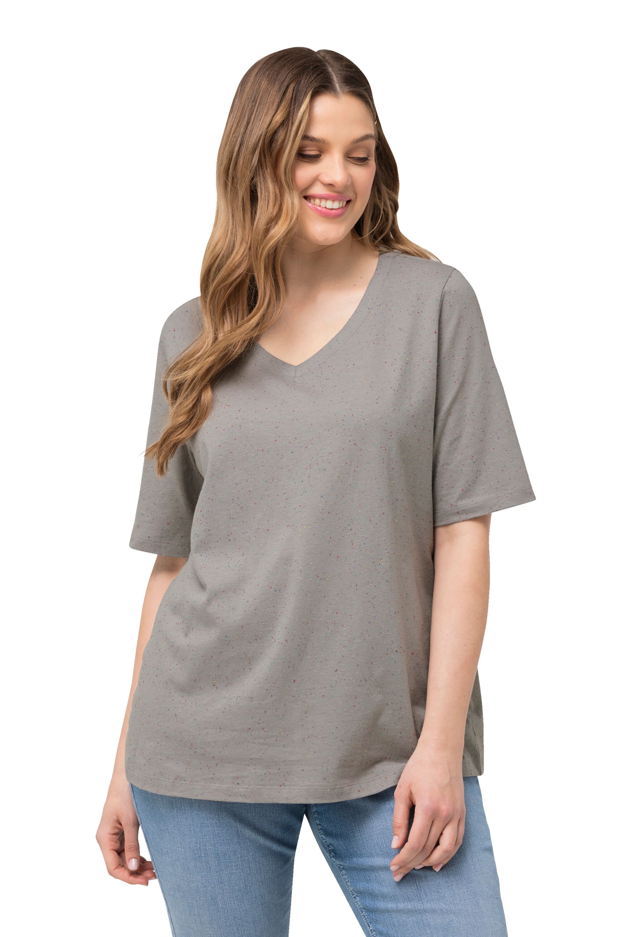 Ulla Popken Shirt in Grey: front