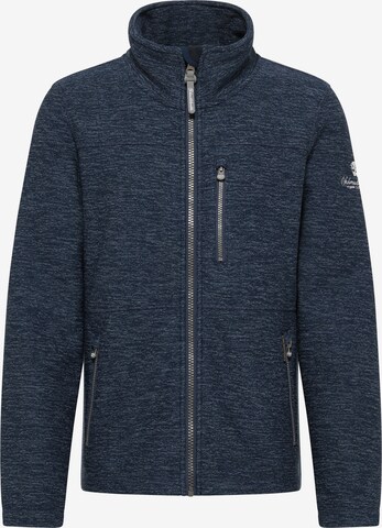 Schmuddelwedda Fleece Jacket in Blue: front