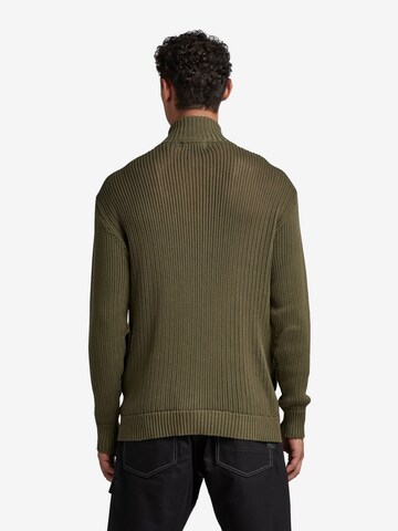 G-Star RAW Knit Cardigan in Green