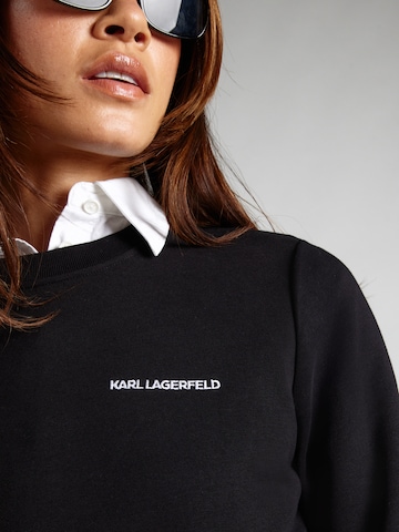 Karl Lagerfeld Μπλούζα φούτερ 'ESSENTIAL' σε μαύρο