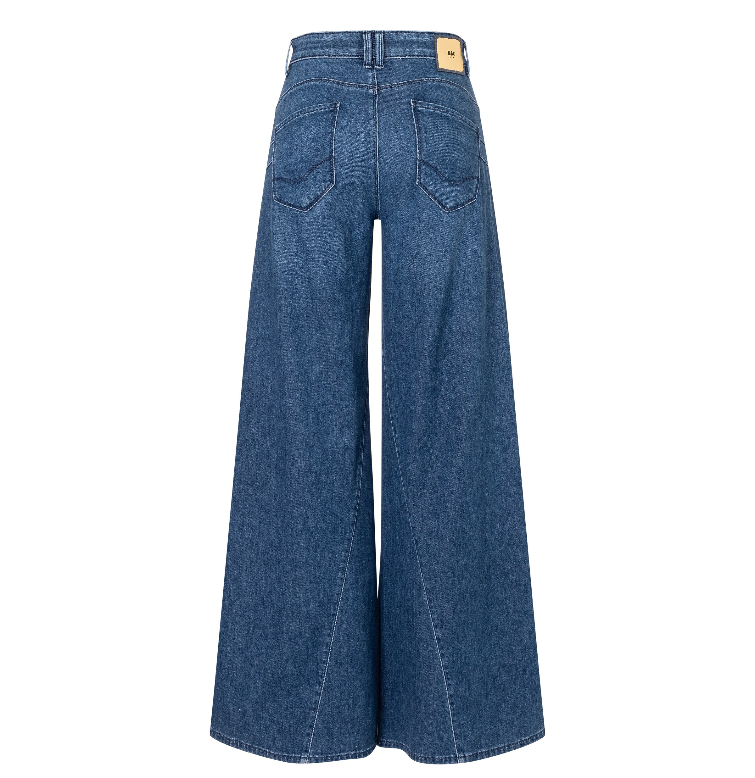 MAC Wide Leg Jeans in Blau