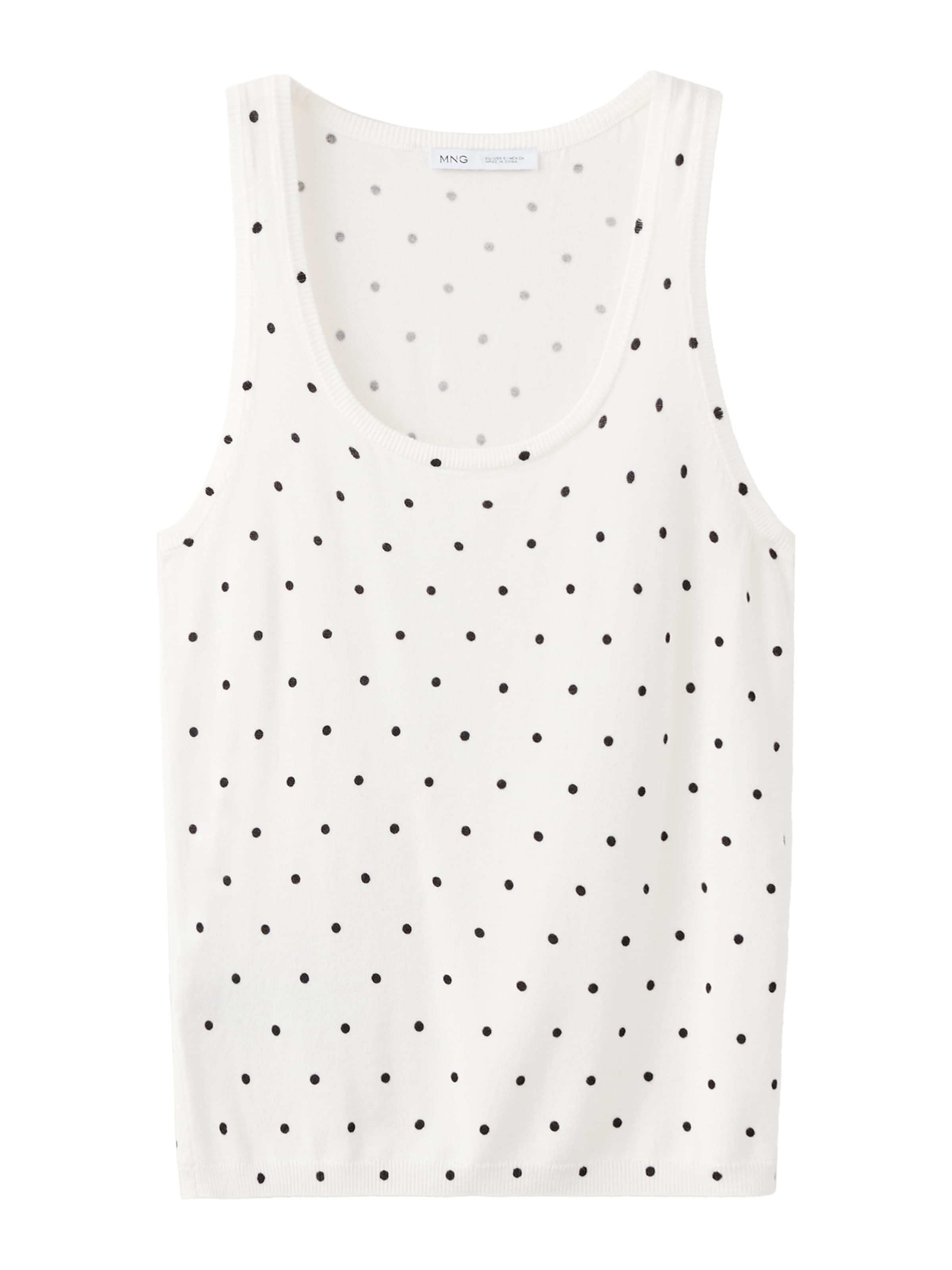 MANGO Sticktop 'SEVILLA' i hvid: forside