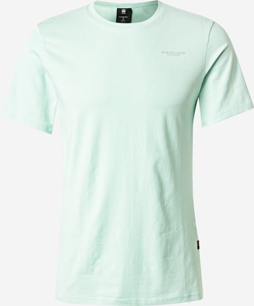 T-Shirt G-STAR en vert : devant