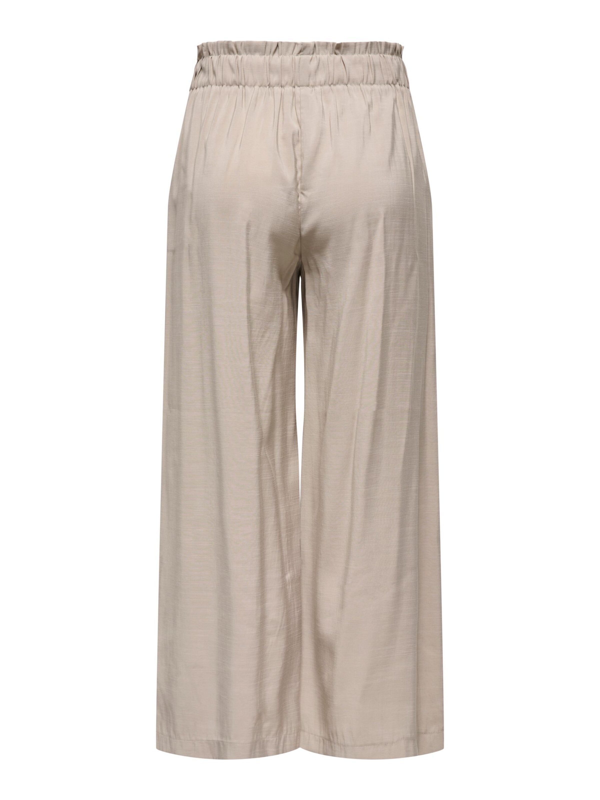 ONLY Loose fit Trousers 'ONLMonza' in Beige