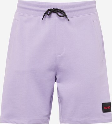 Pantalon 'Diz' HUGO en violet : devant