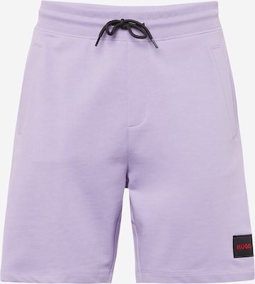 HUGO Red Trousers 'Diz' in Purple: front