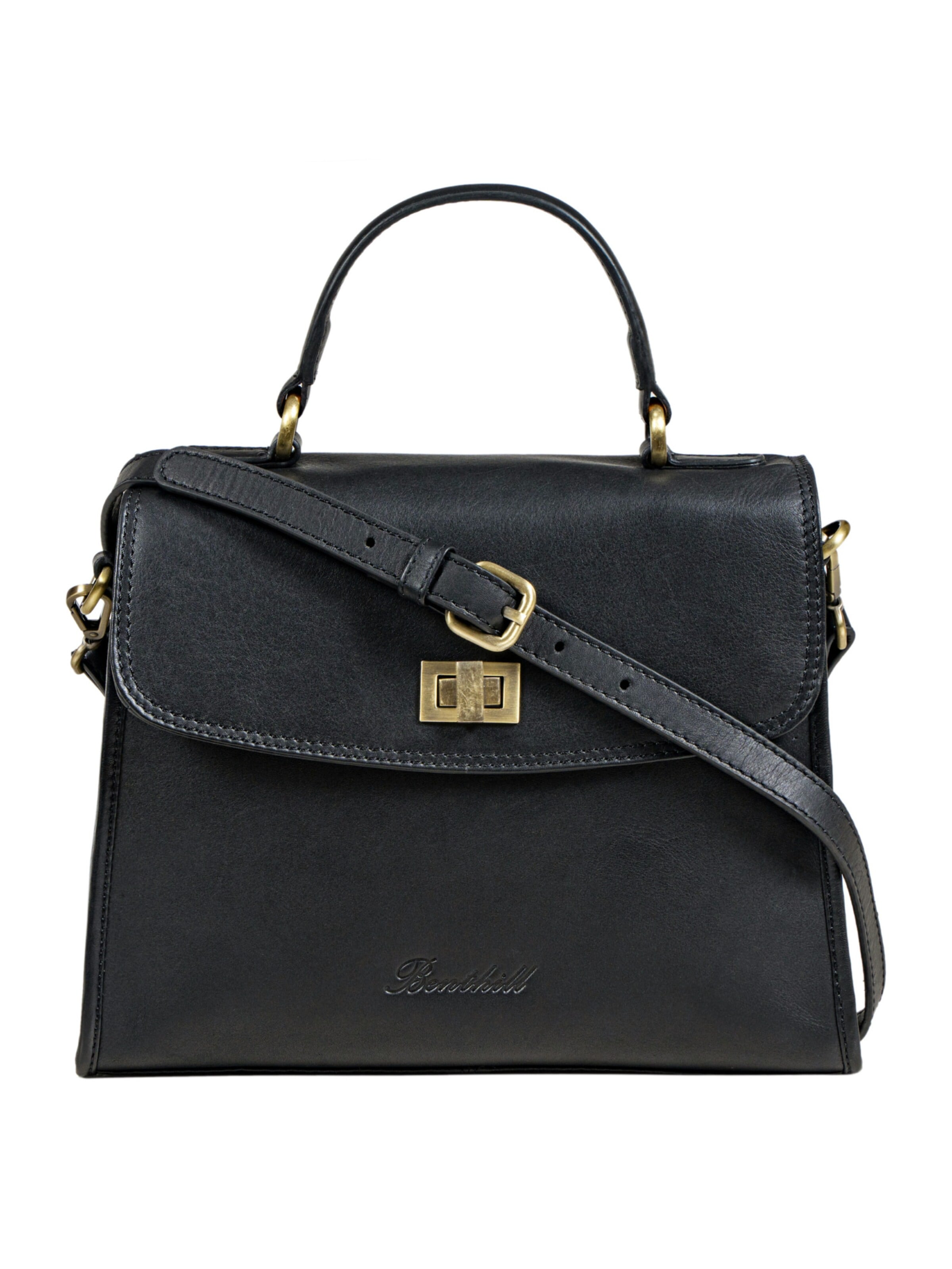 Benthill Handbag in Black: front