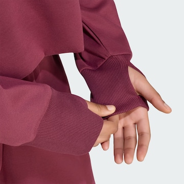 ADIDAS SPORTSWEAR Sportovní mikina 'Soft Lux' – červená