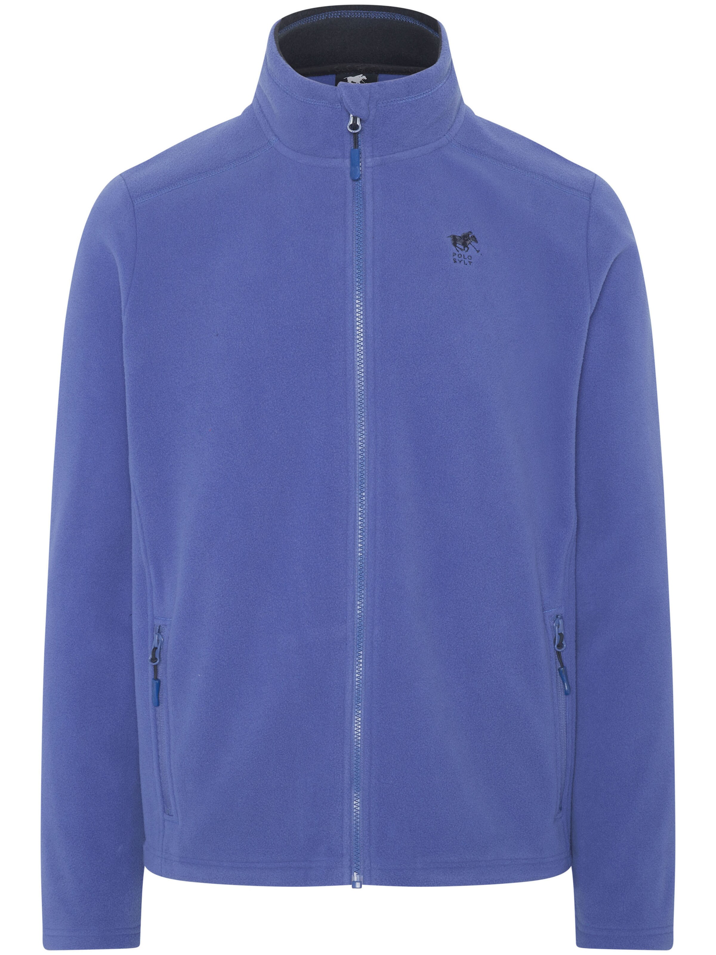 Polo Sylt Fleece Jacket in Blue: front